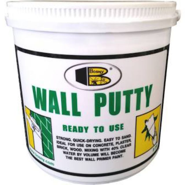 Bosny Wall Putty เคมีโป้ว (วอลล์พุตตี้) บอสนี่ 5 kg