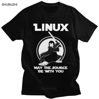 เสื้อยืดครอปเสื้อยืดแขนสั้น ผ้าฝ้าย พิมพ์ลาย May The Source Be With You สําหรับผู้ชายS-5XL