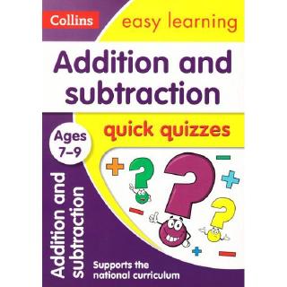 DKTODAY หนังสือ COLLINS EASY LEARNING KS2:ADDITION &amp; SUBTRACTION QUICK QUIZZES AGES 7-9