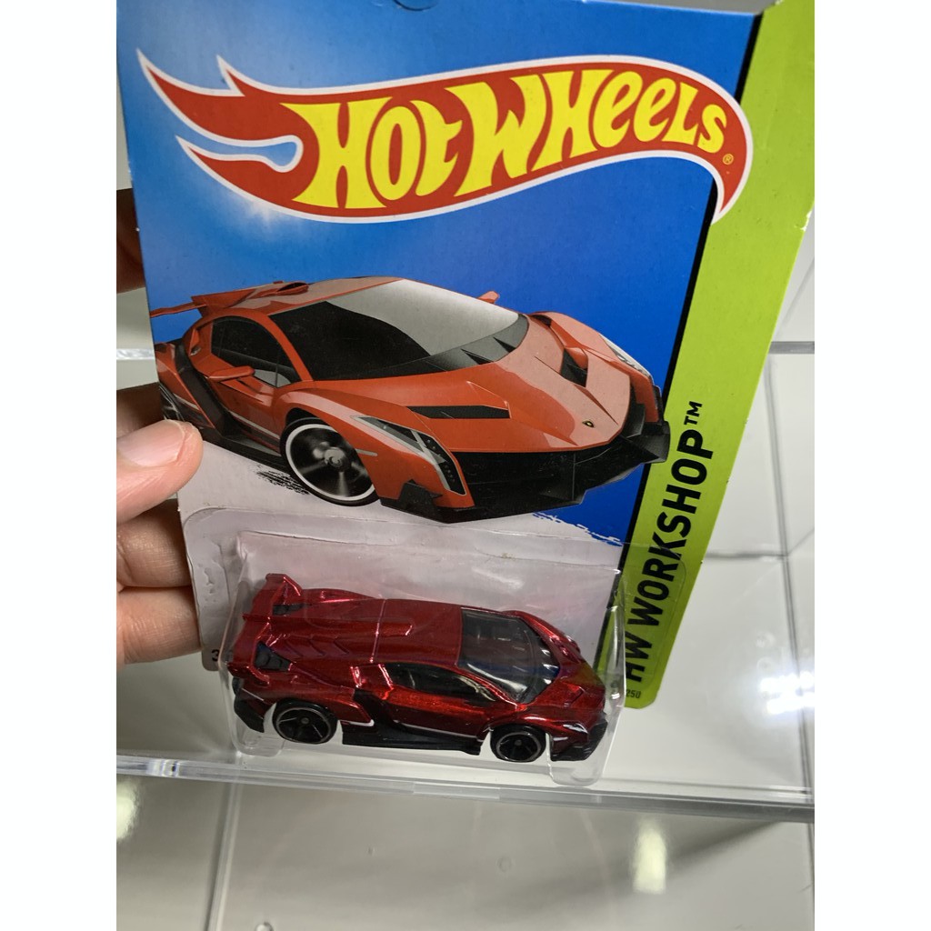 Hot wheels LAMBORGHINI VENENO 2015 HW WORKSHOP THRILL RACERS (Red) | Shopee  Thailand