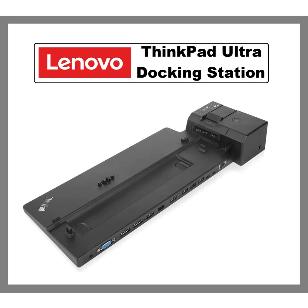 Lenovo ThinkPad Ultra Docking Station (TYPE: 40AJ สําหรับ: P52s, L580, L480, T580, P580p, T480s, T480, X1 Carbon Gen 6, X280