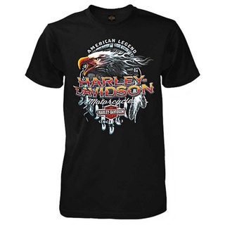 [S-5XL] Gdf21a3 เสื้อยืดผ้าฝ้าย พิมพ์ลาย ymbolic Eagle Crew Cutton สีพื้น สไตล์คลาสสิก สําหรับผู้ชาย UY32ER29179