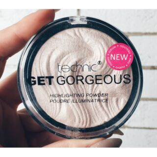 UK Technic get gorgeous highlighter highlighting powder makeup ของแท้ จากอังกฤษ ไฮไลท์ Best seller Makeup โกลว พุ่งมาก