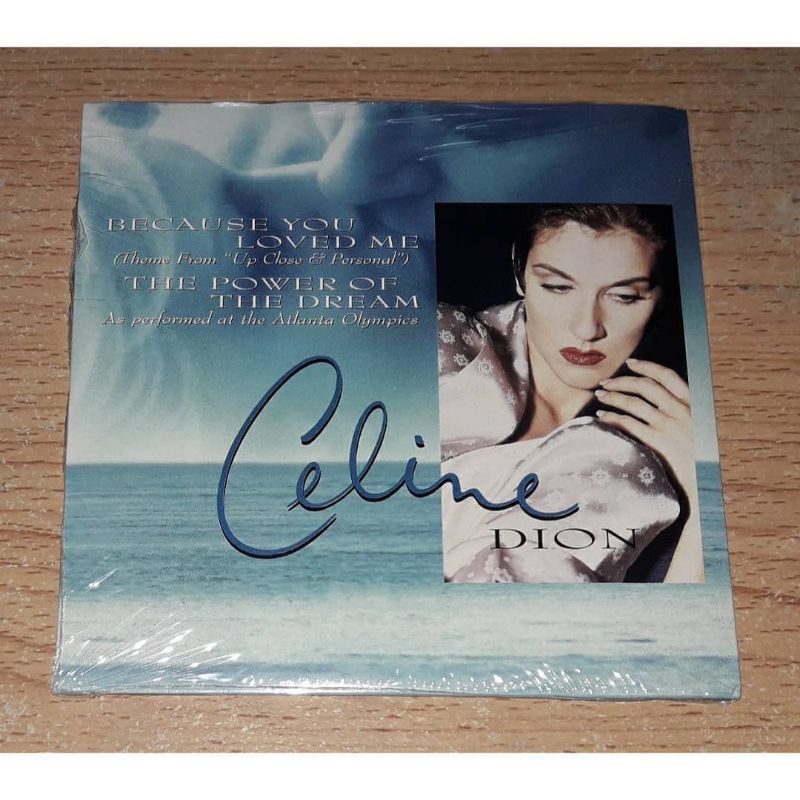 Celine Dion ซีดี CD Single Because You Loved Me & The Power Of The Dream Sealed