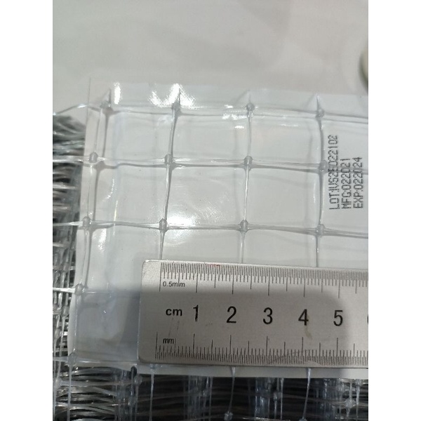ตาข่ายกันนก ดักนก ล้อมไก่ ตาข่ายเอ็นทนต่อแสงแดด กว้าง 1ม.ยาว10ม. กันนกพิราบนกกระจอก