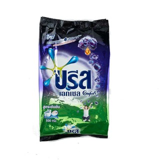 🔥HOT🔥 บรีสเอกเซล คอมฟอร์ท ผงซักฟอกสูตรเข้มข้น สีม่วง 800 กรัม  Breeze Excel Comfort Concentrate Detergent Purple 800 g