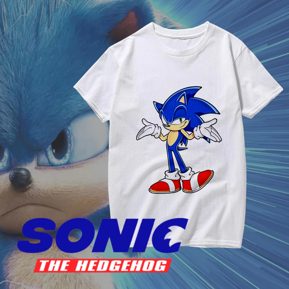 เสื้อยืด Sonic The Hedgehog เม่นที่มาพร้อมสายฟ้า เท่ห์ๆ #Sonic #โซนิค #เม่นสายฟ้า