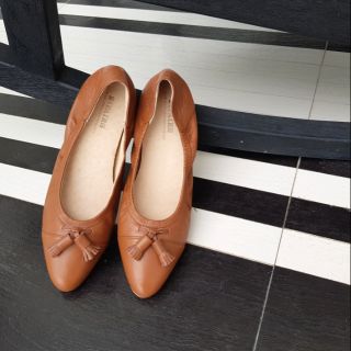 Stefani - Woody Brown รองเท้าหนังแกะ