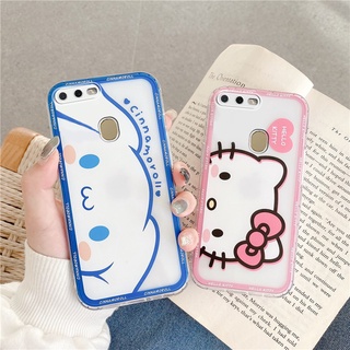 Zymello เคส OPPO A57 2022 4G A77 5G A7 A5 A15 A16 A16K A54 A74 F9 F11 Pro Reno 7Z 5G Reno 6Z 5G Reno 5 5G Reno 4 4G แมวน่ารัก ซิลิโคนใส เคสโทรศัพท์