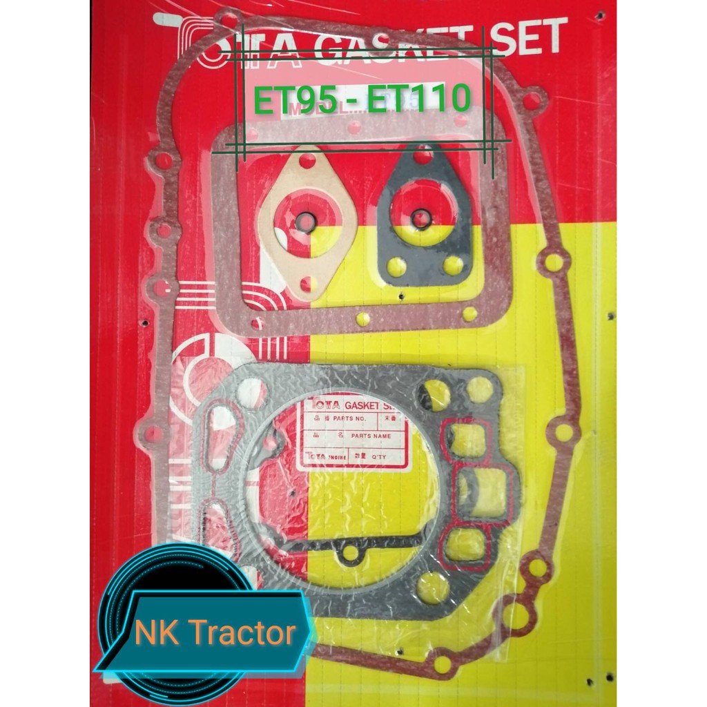 ET70 ET80 ET95 ET110 ประเก็นชุด+ประเก็นฝาสูบ (ชุดใหญ่) เครื่องยนต์ดีเซล 1สูบ ประเก็นประกอบเครื่อง