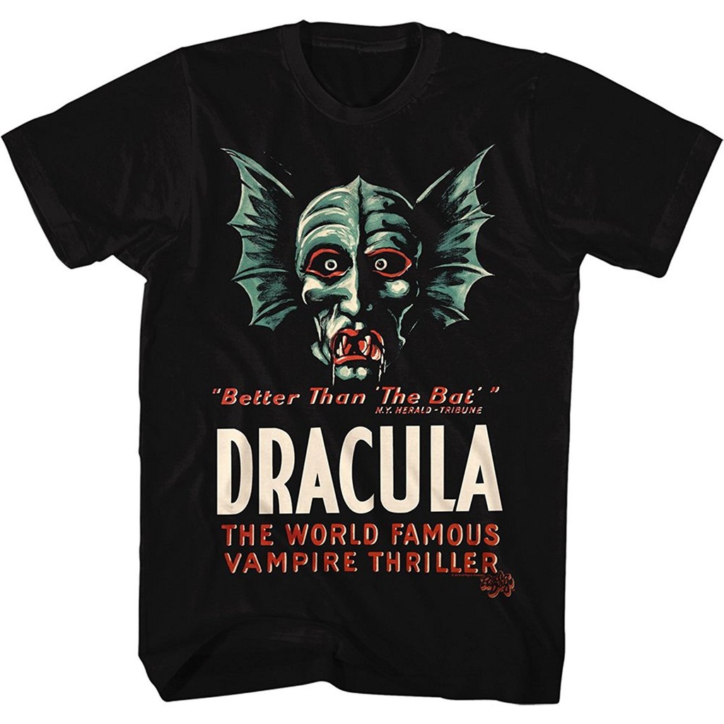 วิทยุวันภาพยนตร์ตลก Woody Allen Film Vampire Thriller Casual Mens Tshirt