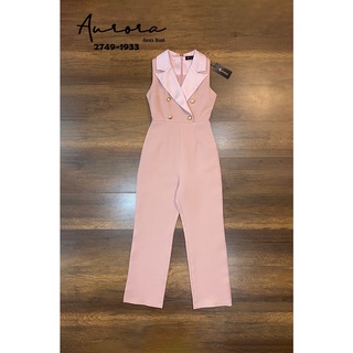 jumpsuit จั้มสูทกางเกงขายาว สีหรูหราสวยหวาน