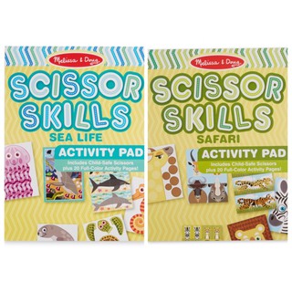 Melissa &amp; Doug Scissor Skills Activity Pad ชุดกรรไกรฝึกตัด