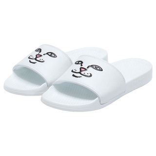 SLUM LTD - RIPNDIP Lord Nermal Face Slides White