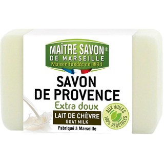 Maitre Savon de Provence สบู่ก้อนออร์แกนิค กลิ่นนมแพะ Extra Soft Soap Goat Milk (100gm)