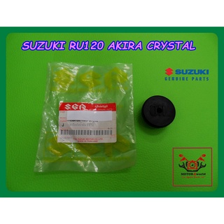 SUZUKI RU120 AKIRA CRYSTAL ENGINE OIL TANK CAP RUBBER "BLACK" "GENUINE PARTS" // ฝาปิดถังน้ำมัน ซีซีไอ ของแท้