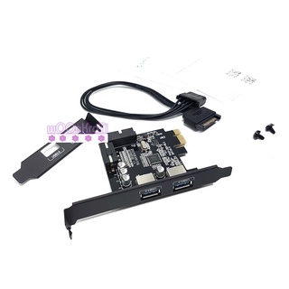 ORICO PVU3-2O2I 2 Ports USB3.0 PCI-E Express เพิ่ม 2xUSB3.0 บนเครื่องคอมพิวเตอร์ผ่านการ์ดPCIe