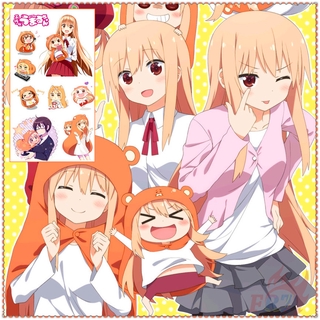 ✿ Himouto! Umaru-chan - Anime Mini Temporary Tattoo สติ๊กเกอร์ ✿ 1Sheet Doma Umaru Waterproof Tattoos for Sexy Arm Clavicle Body Art Hand Foot