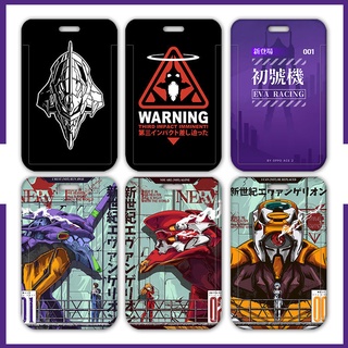 เคสป้องกัน ลายการ์ตูนอนิเมะ Neon Genesis Evangelion สําหรับใส่บัตรนักเรียน บัตรรถบัส