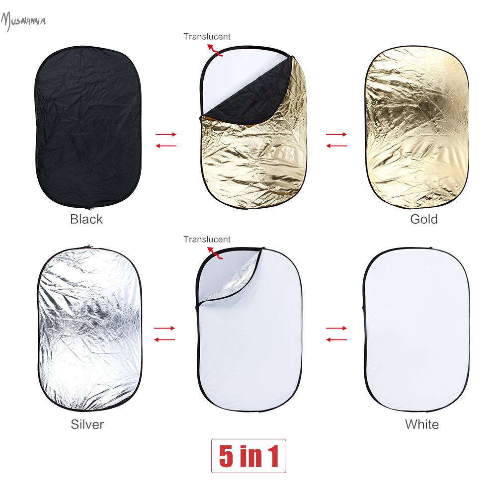 Andoer แผ่นสะท้อนแสงสําหรับใช้ในการถ่ายภาพในสตูดิโอ 24 นิ้ว X 36 นิ้ว / 60x90 ซม .