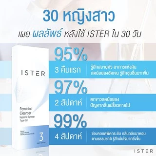 ส่งด่วน!! ister ผลิตภัณฑ์ทำความสะอาดจุดซ่อนเร้นจากภายใน แก้ปัญหาตกขาวมีกลิ่น ลดอาการคัน กลิ่นอับชื้น ยับยั้งเชื้อรา