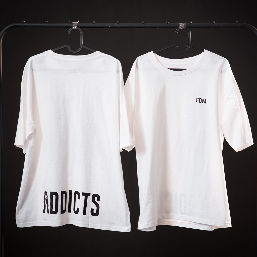EDM Addicts T-Shirts - Short Sleeves Oversize Women Design 1