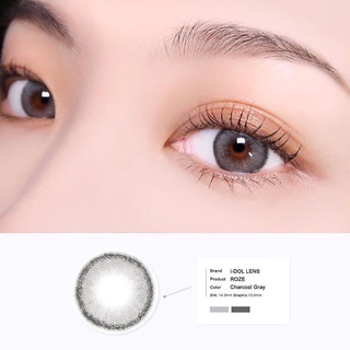 Roze Gray สีเทา By Gaezz Secret  คอนแทคเลนส์ (Contact lens) ขนาดมินิ มีค่าสายตา 0.00 ถึง -10.00