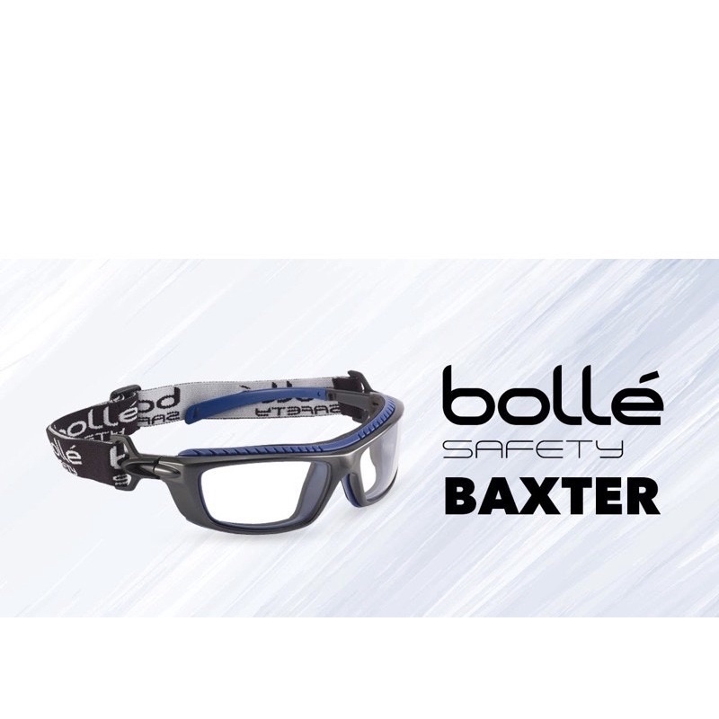 Bolle Baxter แว่นตานิรภัย ป้องกันหมอก ความใสสูง แพลตตินัม
