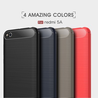 เคสมือถือเคสโทรศัพท์คาร์บอนไฟเบอร์สําหรับ Xiaomi Redmi 5aกรณีโทรศัพท์