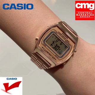 ของแท้100% นาฬิกา Casio นาฬิกาสุภาพสตรี รุ่น B640WC สีทอง(รับประกัน 1 ปี)