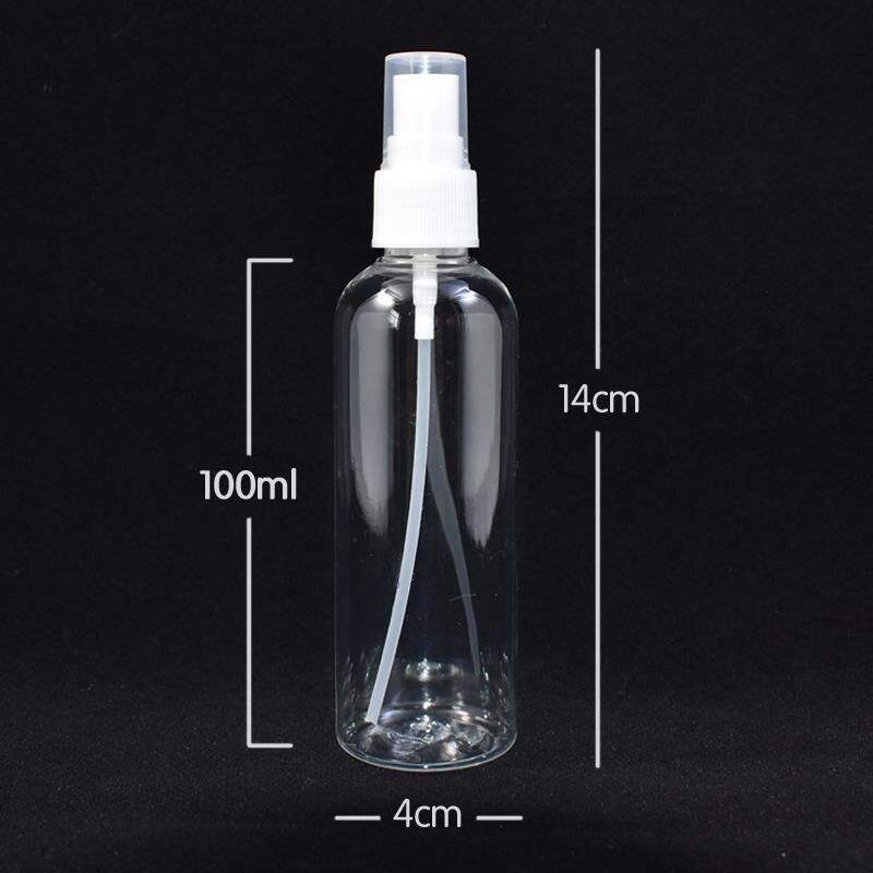 ขวดสเปรย์ขวด50ml 100ml PET ใสขวดสเปรย์พลาสติกเครื่องสำอางน้ำหอมแยกขวดฆ่าเชื้อแอลกอฮอล์สเปรย์หม้อ ราคา ถูกที่สุด ดีลบีเคเค แกลเลอรีภาพที่ 5