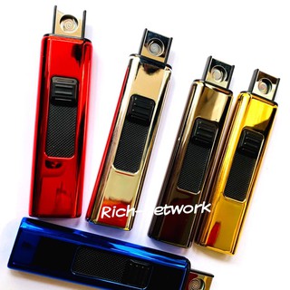 No.73 USB Lighter Rechargeable Electronic Lighter Winderproof Flameless Double Side Cigar Plasma