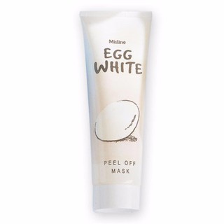 มาสก์ลอกหน้า Mistine Egg White Peel off Mask 85 g มีให้เลือก 1 หลอด / 3 หลอด