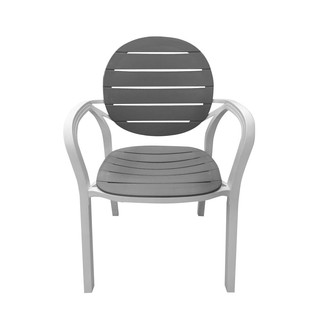 VINEKO GREY POLYPROPYLYNE CHAIR เก้าอี้พลาสติก  POLYPROPYLYNE VINEKO สีเทา โต๊ะและเก้าอี้ เฟอร์นิเจอร์นอกบ้าน สวนและอุปก