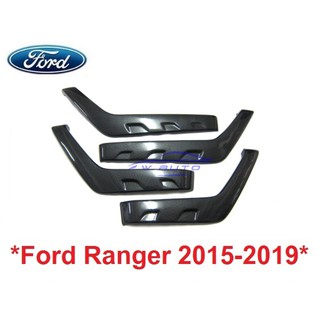 4ชิ้น ครอบเท้าแขน ลายเคฟล่า Ford Ranger 2015 - 2019 ครอบที่พักแขนในรถ ฟอร์ด เรนเจอร์ 4ประตู กันรอยที่เท้าแขน ของแต่งรถ