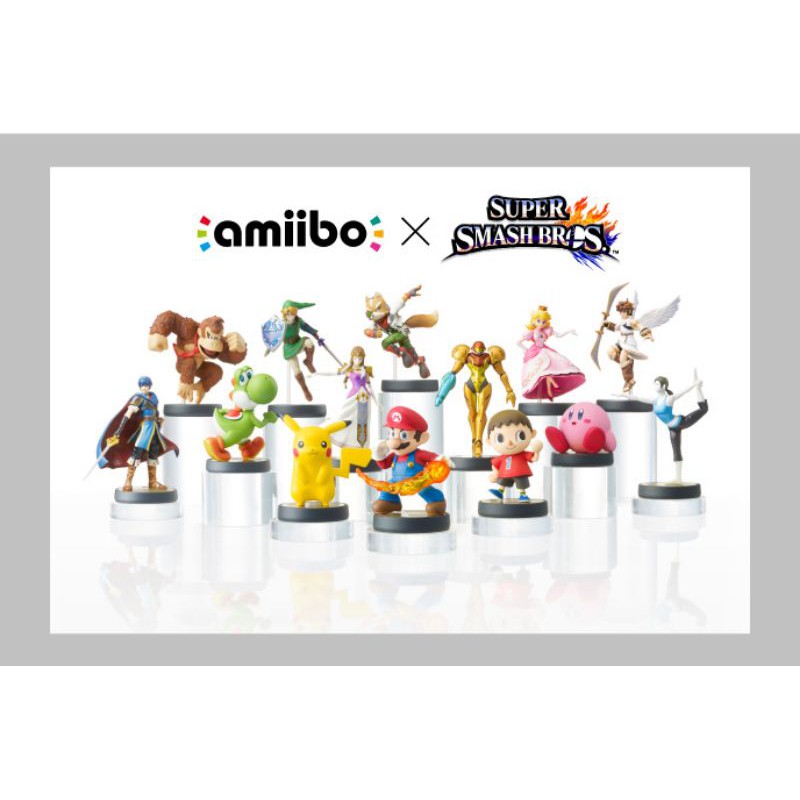 โมเดลเกม Nintendo Super Smash Bros ของแท้ Amiibo