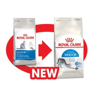 Royal Canin Indoor Feline อาหารแมวเลี้ยงในบ้าน1-10ปี 400กรัม