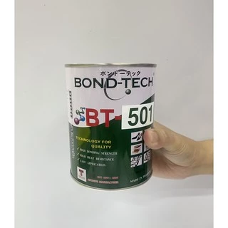 BT-501 กาวพียู เนื้อใส สำหรับติดสายพาน ไวนิล แคนวาส ผ้าใบ PVC บอนด์เทค 650G
