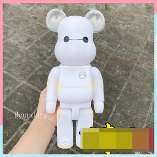 Popular 400 % 28 ซม. Big Hero Bearbrick Baymax โมเดลตุ๊กตา Pvc ของเล่นสําหรับเด็ก