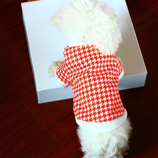 Pet Clothes Dog Puppy Clothes Plus Fleece Sweater Pet Shirt Dog Shirt Cat Pullover Autumn and Winter