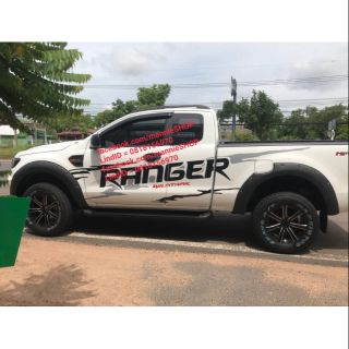 สติ๊กเกอร์งานตัดคอม สำหรับติดลายข้างรถ ford ranger wildtrak หรือ TOYOTA REVO หรือ MITSUBISHI TRITON