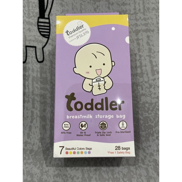 ถุงเก็บน้ำนม toddler 9 oz (28 ใบ)