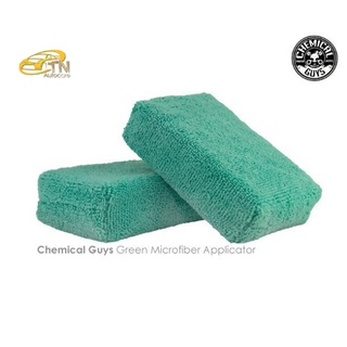 Chemical Guys Green Microfiber Applicators (แพค 2 ชิ้น)