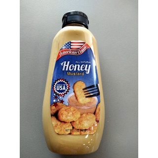 American Classic Huney  Mustard Sauce ซอส มัสตาร์ด ผสม น้ำผึ้ง อเมริกัน คลาสสิค 340 กรัม