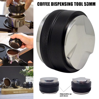 สินค้าพร้อมส่ง ✔ Coffee Tamper  Macaron (2ด้าน) แทมเปอร์มาการอง หัวคู่   งัดแงะกาแฟ 51/53/58มม 2 in1