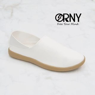 ✨ OY950 ORNY(ออร์นี่) ® รองเท้าหนังนิ่ม เหยียบส้นได้ รองเท้าส้นแบน