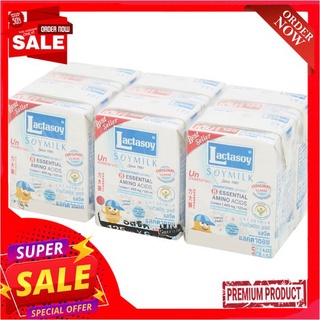 แลคตาซอยนมถั่วเหลืองรสจืด125มล แพ็ค 6LACTASOY UNSWEETENED 125 ML PACK 6