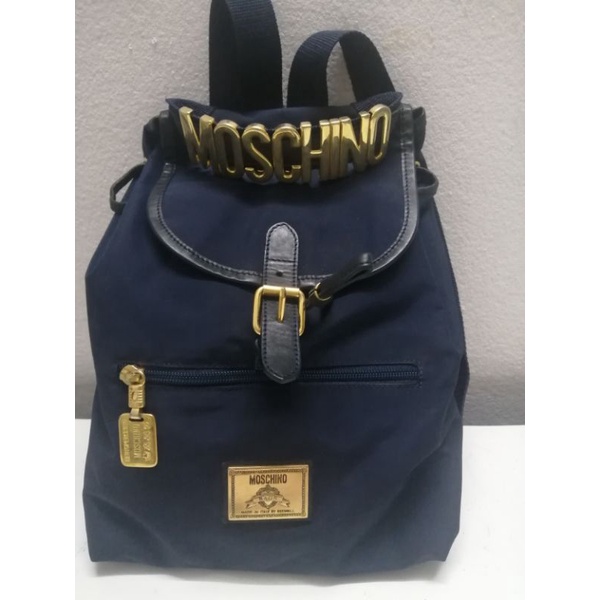 กระเป๋า moschino redwall vintage mini backpack