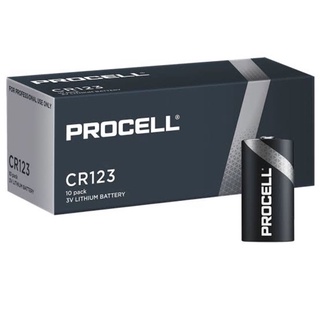 PROCELL Duracell CR123A made in USA 🇺🇸 1 ก้อน