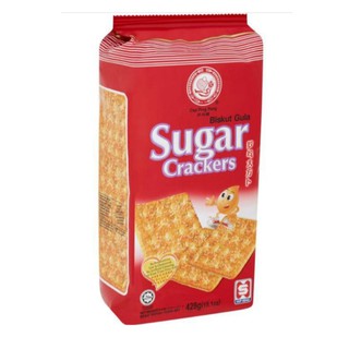 Sugar Crackers 428กรัม  ขนมปังกรอบโรยน้ำตาล อร่อยเหมาะกินกับกาแฟร้อนๆ